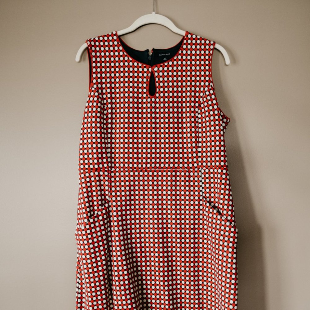 Patriotic Red, Navy, White Dress with Pockets!